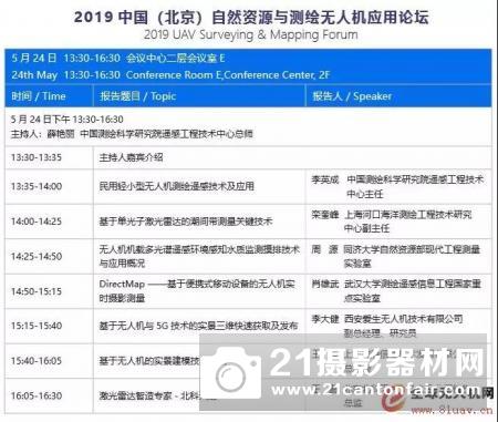 2019全球无人机应用及防控大会会议日程